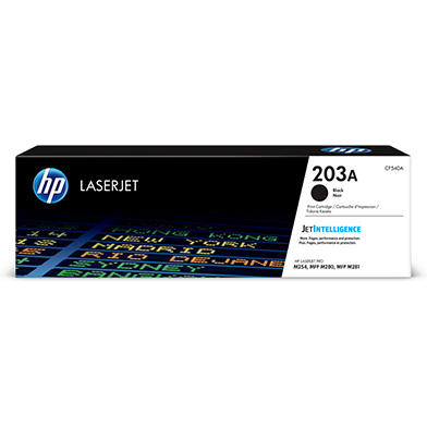 HP CF540A 203A Black Toner Cartridge (1,400 Pages)